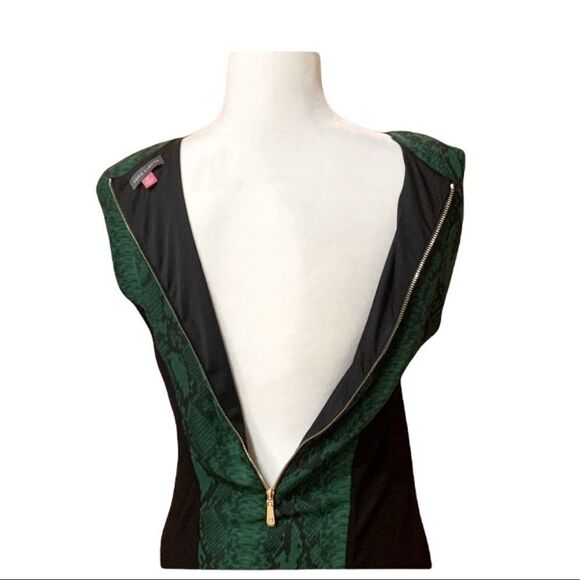 𝅺Vince Camuto Sleeveless Top New Green Sz M - Picture 7 of 10